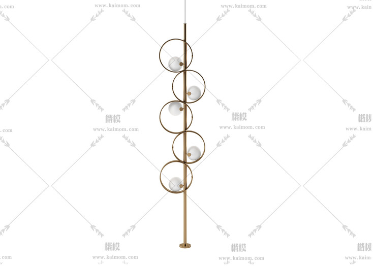 落地灯模型，酷家乐，3Dmax可直接使用-1