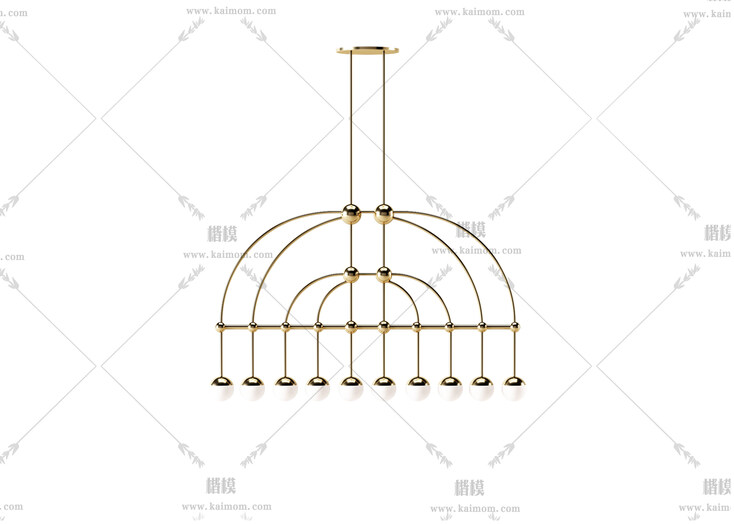 吊灯模型，酷家乐，3Dmax可直接使用-1