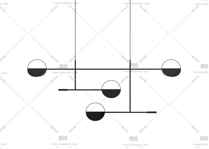 吊灯模型，酷家乐，3Dmax可直接使用-1