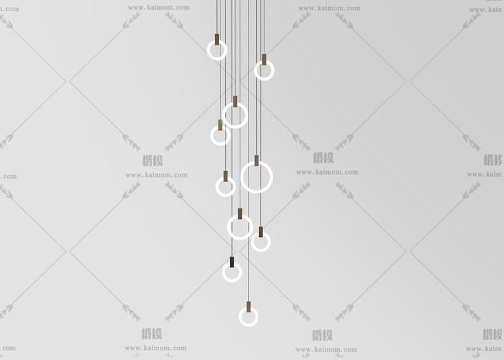 吊灯模型，酷家乐，3Dmax可直接使用-1