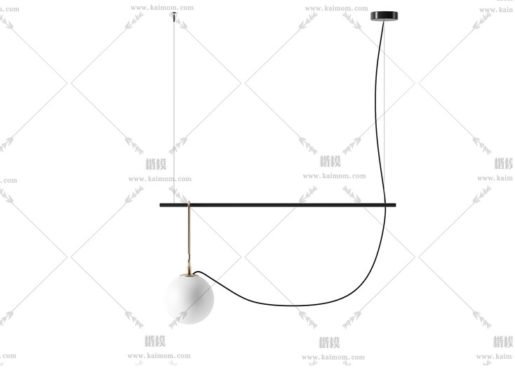 吊灯模型，酷家乐，3Dmax可直接使用-1