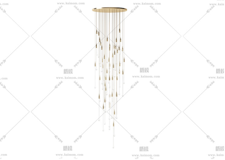 吊灯模型，酷家乐，3Dmax可直接使用-1