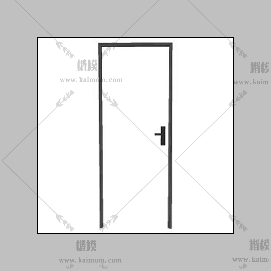 白色单开门01-1