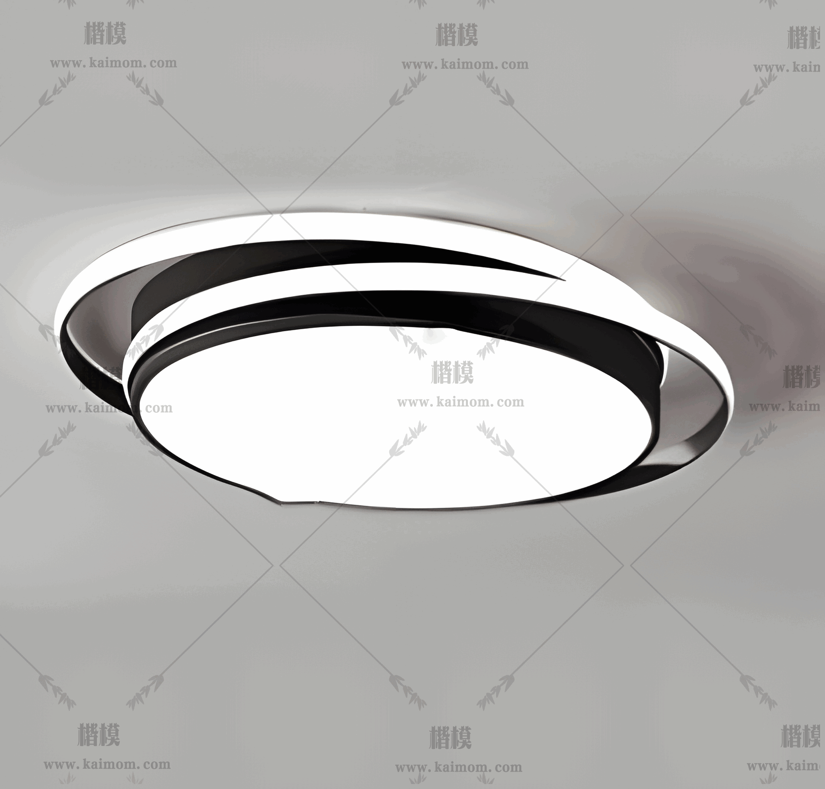 D5吸顶灯模型下载-1