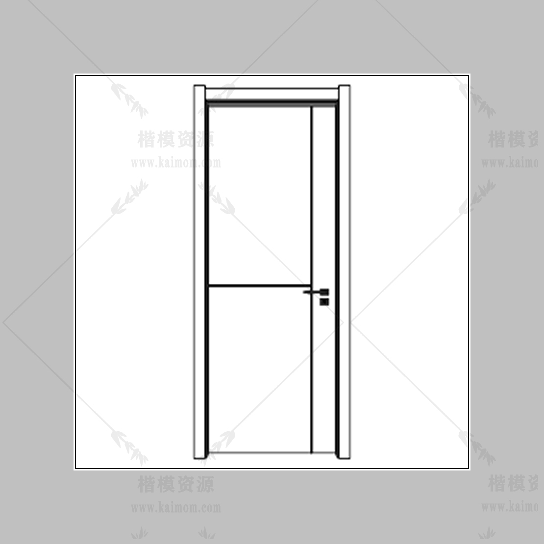 SU动态参数门组件下载-1