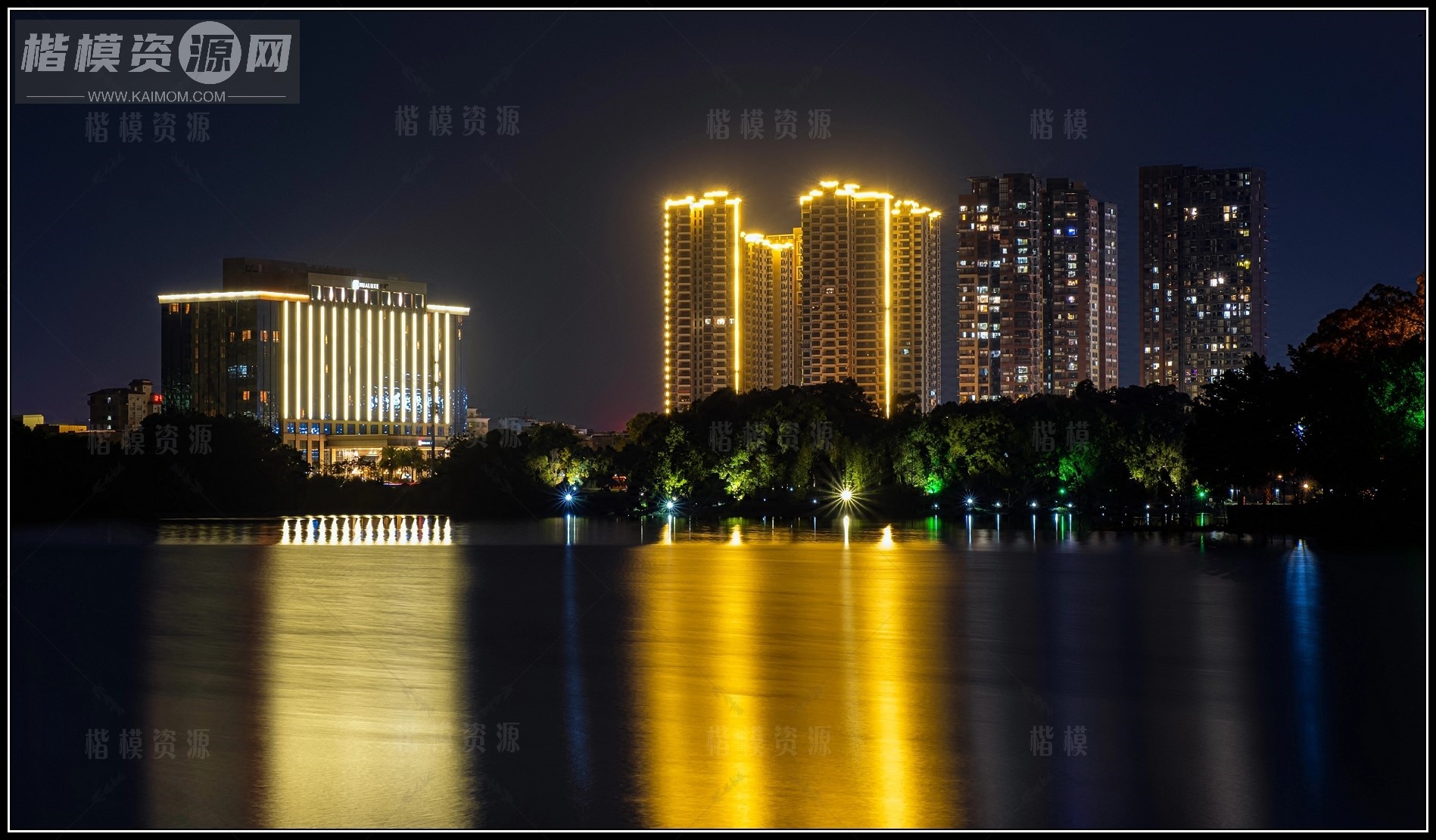 夜晚外景高清贴图下载-1