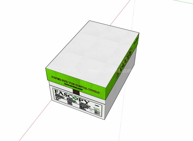 纸箱_木箱_包装盒SU模型下载-1