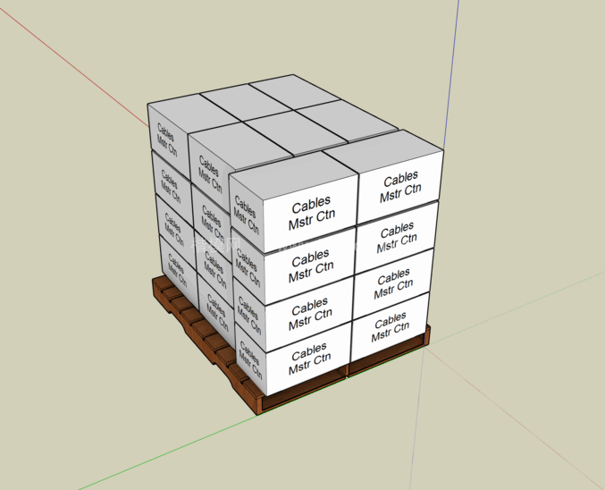 纸箱_木箱_包装盒SU模型下载-1