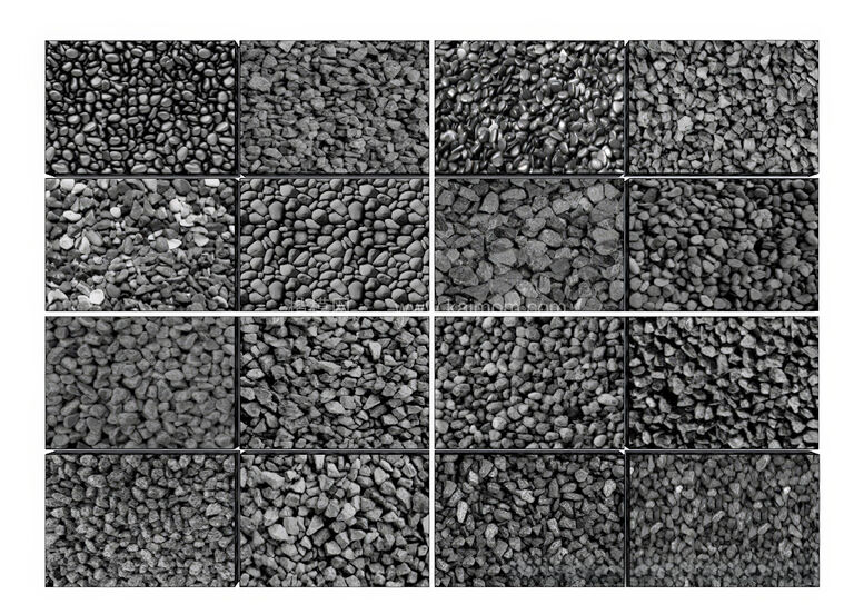 石子鹅卵石su模型下载-1
