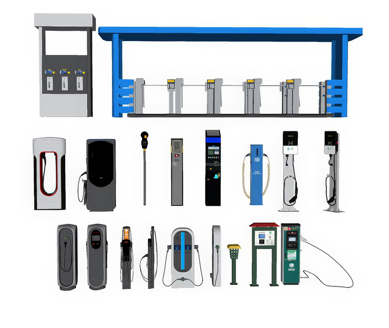充电桩SU模型下载-1