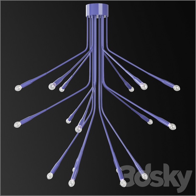 国外吊灯3D模型-1