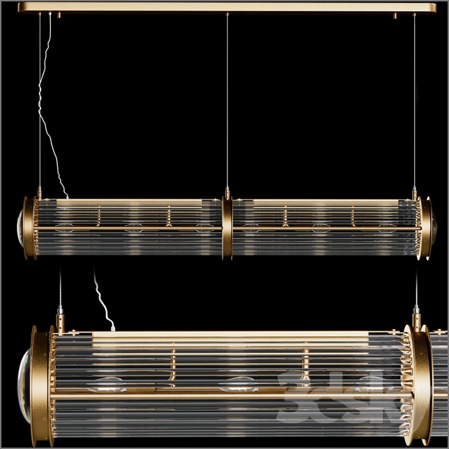 国外吊灯3D模型-1